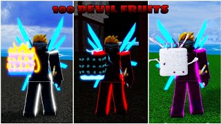 100 DEVIL FRUIT NOTIFIER in First Sea Blox Fruits