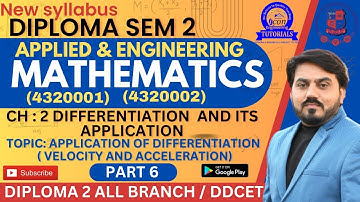 DIPLOMA SEM 2 MATHEMATICS CH 2 DIFFERENTIATION AND IT