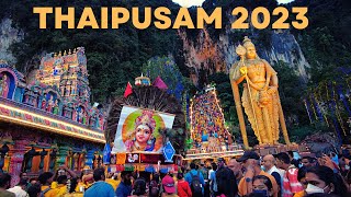THAIPUSAM IN BATU CAVES MALAYSIA 2023 || THE KAVADI