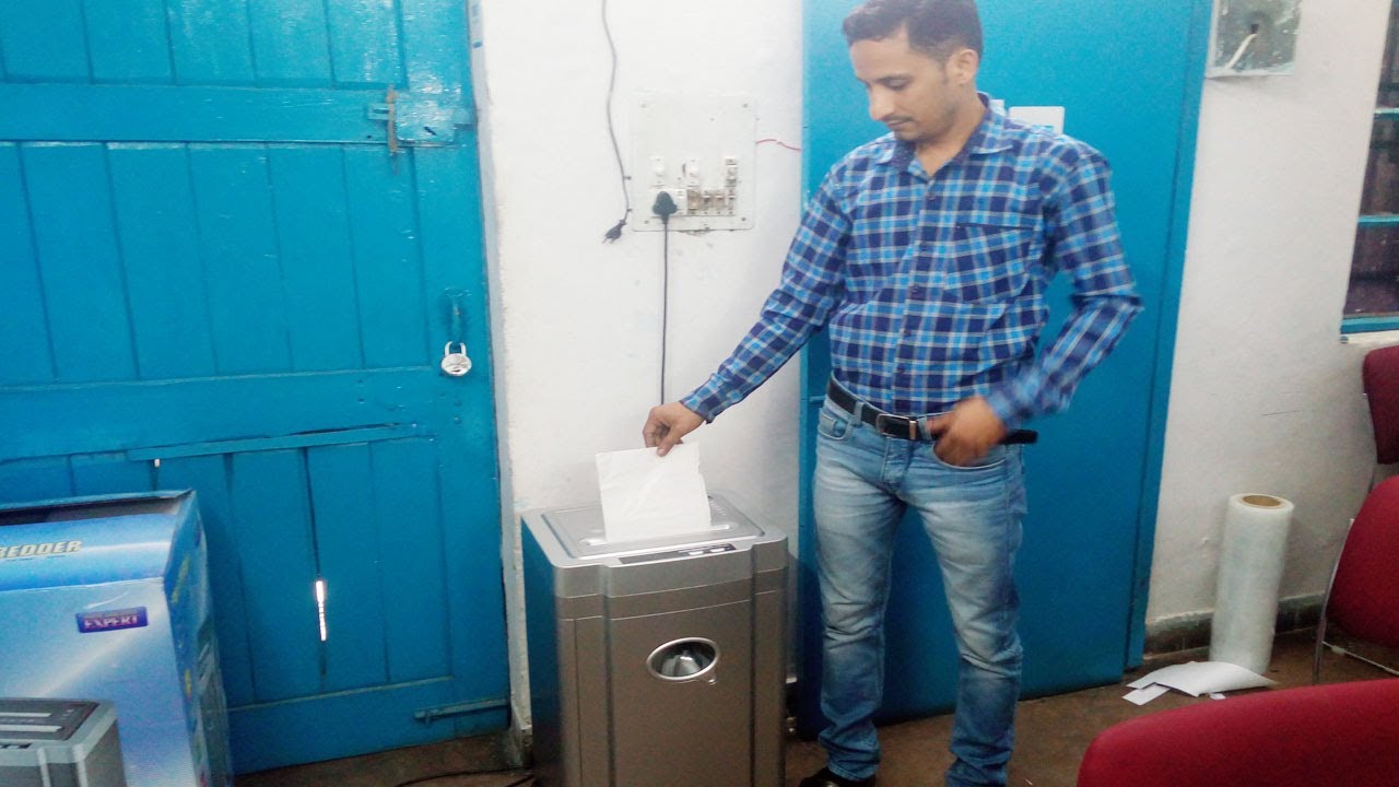 Soundless Paper Shredder Machine Best Quiet Paper Shredder
