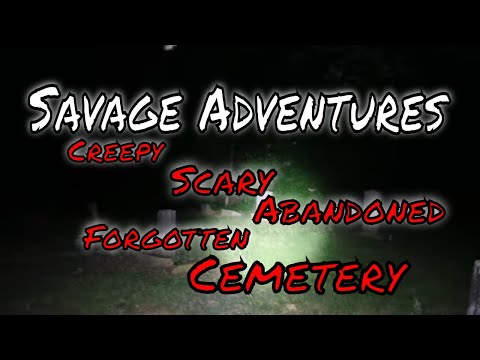 (Creepy Haunted Explore) | Abandoned Forgotten Cemetery