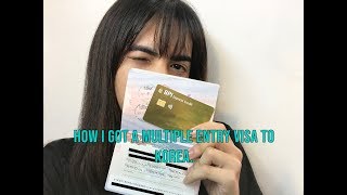 How I got my Multiple Entry Visa to Korea!