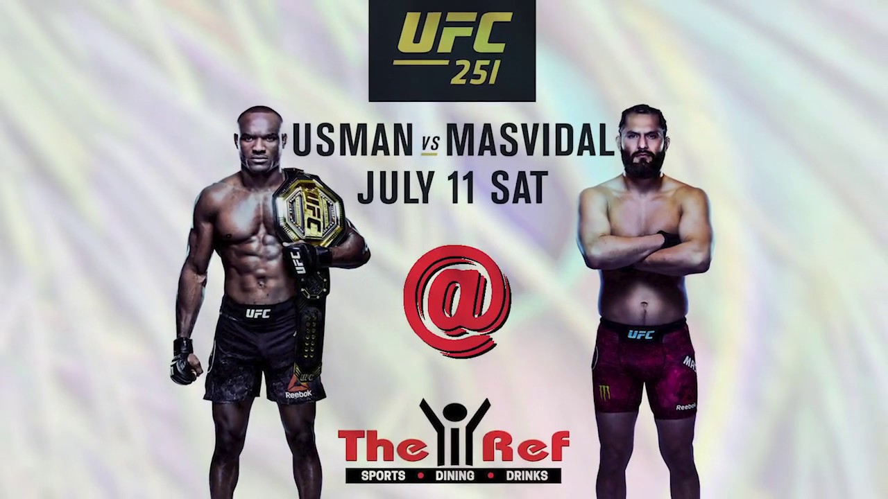 The Ref Sports Bar In Spokane Valley UFC 251 Usman vs Masvidal