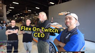 Mizkif Shows Twitch CEO His Lamborghini Huracan Evo