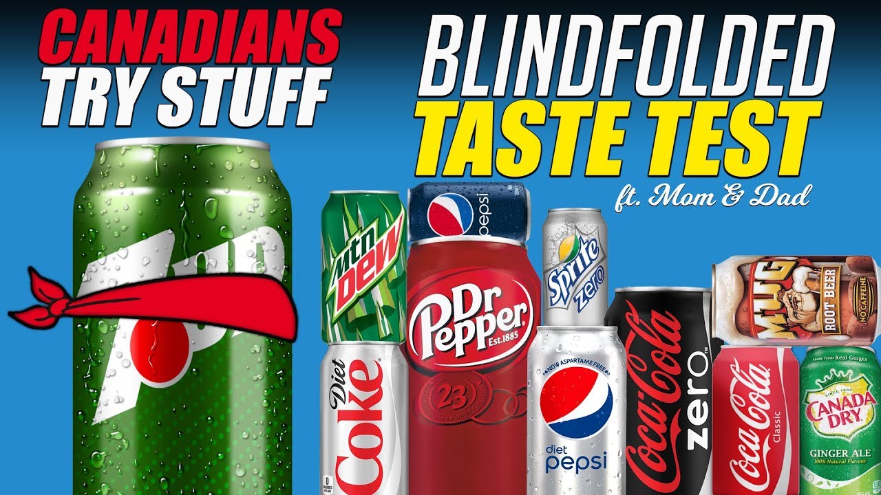 Blindfolded Soda/Pop Taste Test - Mom VS Dad!