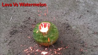 Experiment Lava Vs Watermelon Watermelons Lava Vs Water. Lava Vs Jelly. Lava Fun. Crazy Pk