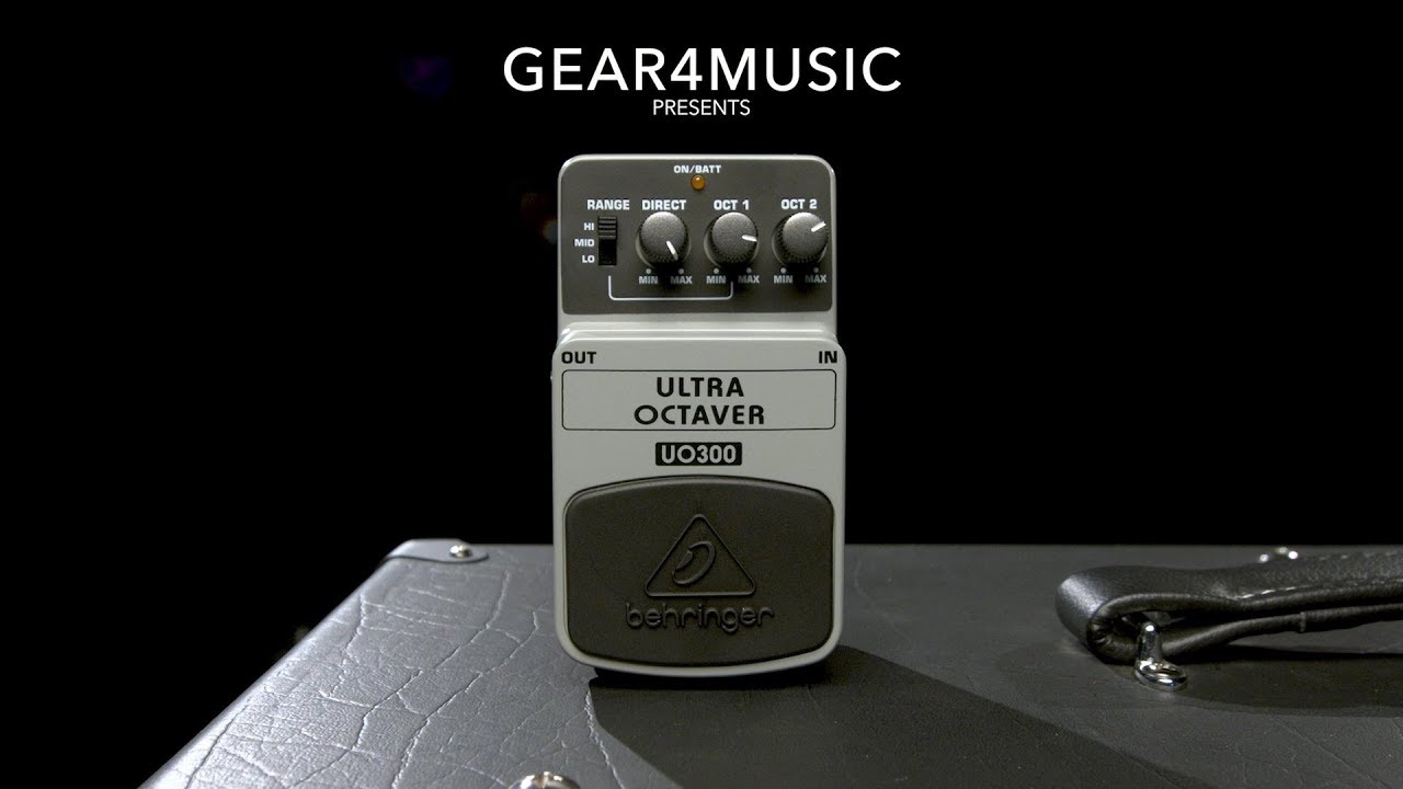 Evolueren Trappenhuis weer Behringer UO300 Ultra Octaver Pedal | Gear4music demo - YouTube
