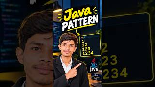 Number Pattern in Java using for Loop 🔥#shorts #java