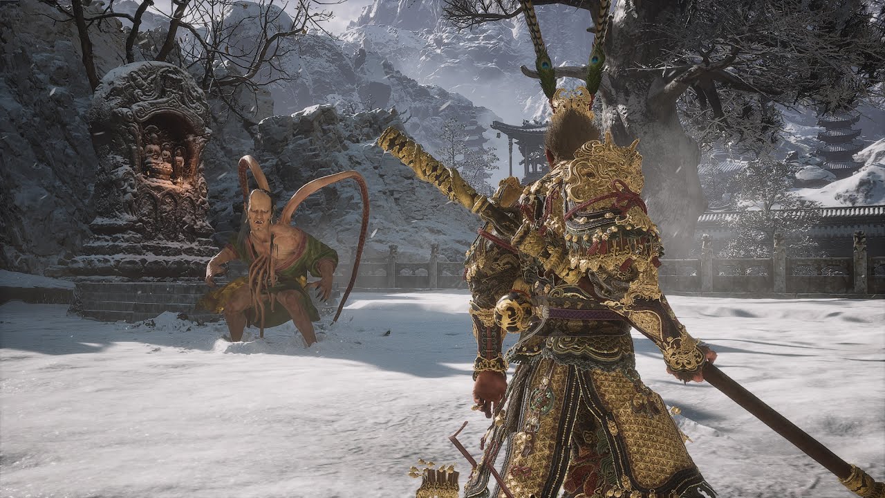 Monk from the Sea Boss Fight | No Damage Taken | Black Myth: Wukong