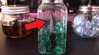 DIY Carbon Felt Lamp Wicks! (the Forever Wick) DIY alcohol lamps w/carbon wicks! (no cotton wick)