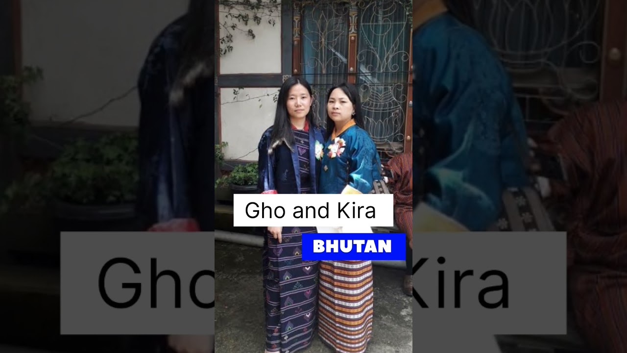 Gho and kira || Traditional dress || National dress|| Bhutan || Jyoti tyagi