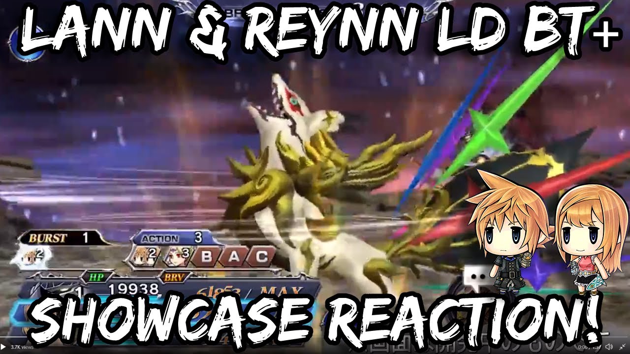 Lann & Reynn LD/BT+ Showcase REACTION! AOE BUSTED NUKE!!! [DFFOO JP]