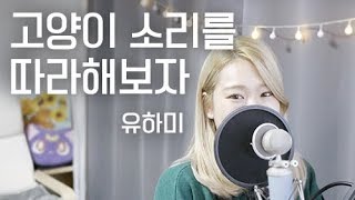 고양이 소리를 따라해보자 (펑티모 고양이송) 学猫叫 Fengtimo 한국어 koreanㅣ유하미 cover