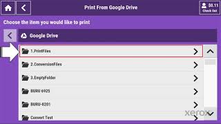 Xerox® Instant Print Kiosk Simple Print from Google Drive screenshot 1