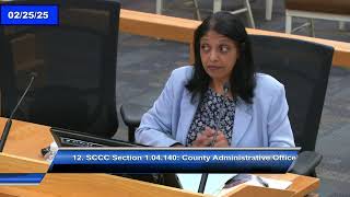 Santa Cruz County Board of Supervisors Meeting - February 25, 2025