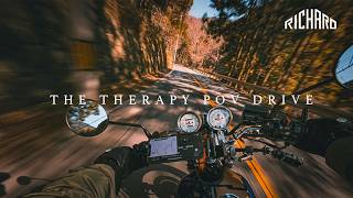 THE THERAPY POV DRIVE 2月の美しい京北の朝 | YAMAHA SR400 | 単気筒バイクのサウンド | ASMR