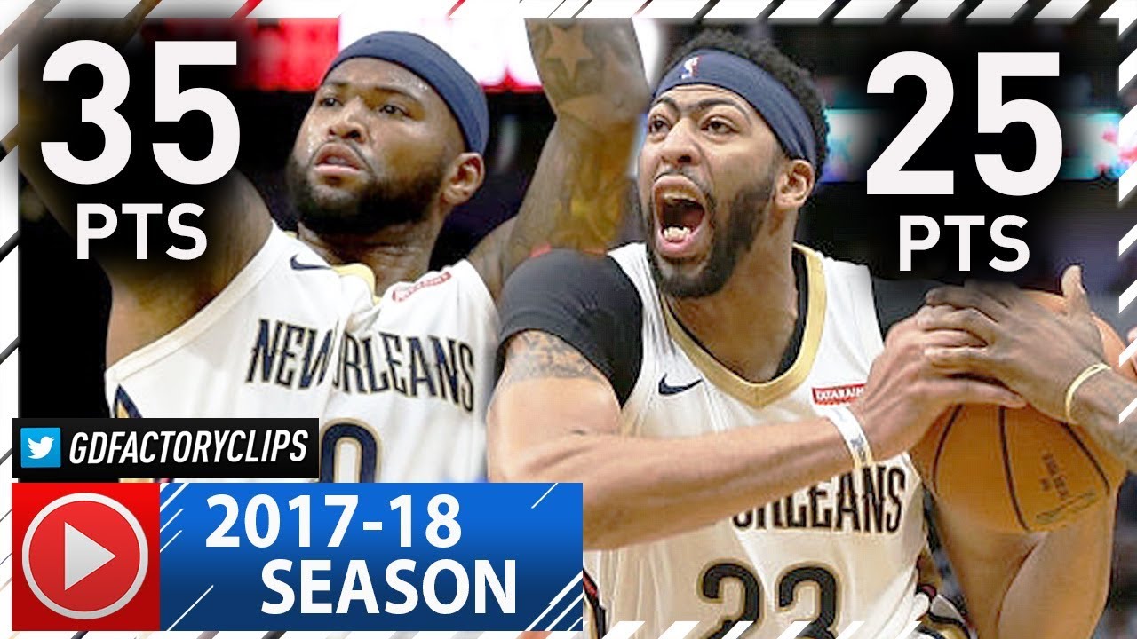 DeMarcus Cousins & Anthony Davis CRAZY Highlights vs Clippers (2017.11.11) - 60 Pts, 25 Reb, CLUTCH!
