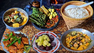 OLAHAN KAMPUNG MENGGIURKAN BIKIN NAMBAH TERUS‼️SAYUR LODEH,PINDANG BUMBU,SAMBEL BELEDAG,JENGKOL MUDA