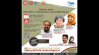 Webinar Series on Asian Diets in Combating Non-Communicable Diseases screenshot 4