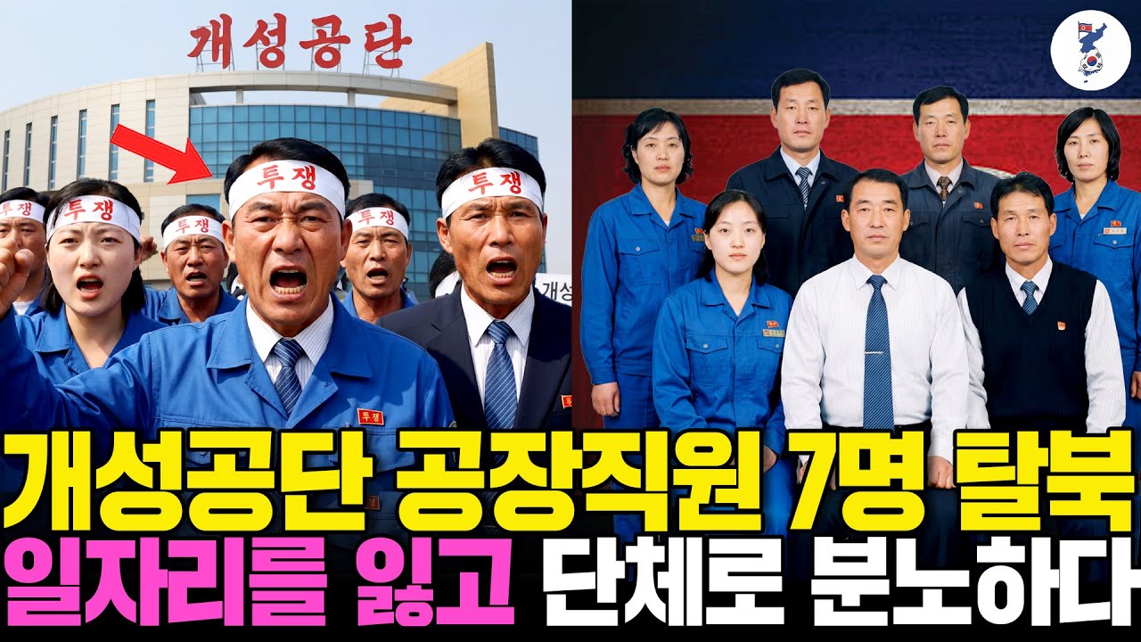 개성공단 공장직원 7명 탈북, 일자리를 잃고 단체로 분노하다ㅣ탈북감동사연