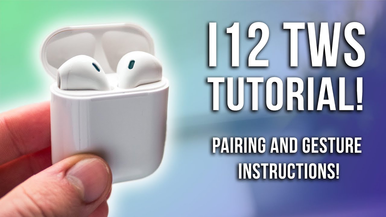 i12 TWS Pairing and Gestures guide! How to pair the TWS Airpods! - YouTube