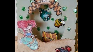 Double Tent Fold Shadowbox Card - Tutorial