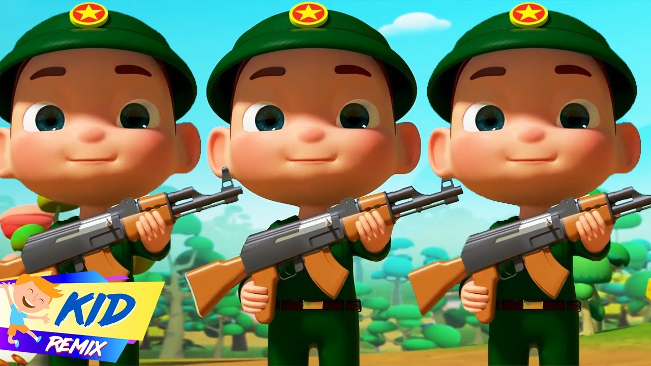 Nhạc Thiếu Nhi 2021 - Chú Bộ Đội, Chú Voi Con Ở Bản Đôn Remix | LK Ca Nhạc Thiếu Nhi Vui Nhộn Nhất