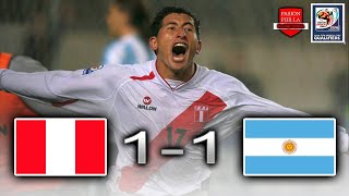 Peru 1-1 Argentina | South Africa 2010 Qualifiers