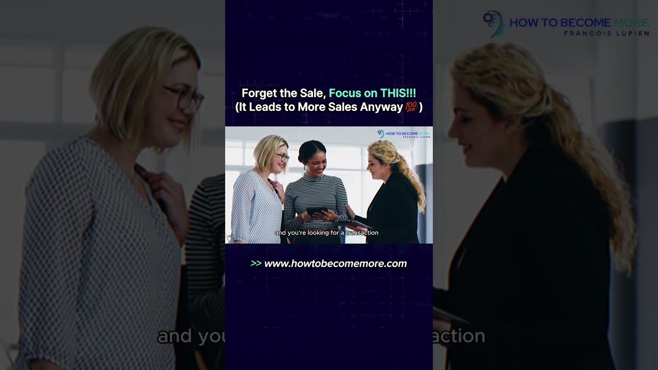 Forget selling, build connections!  Relationships = referrals & loyal customers  