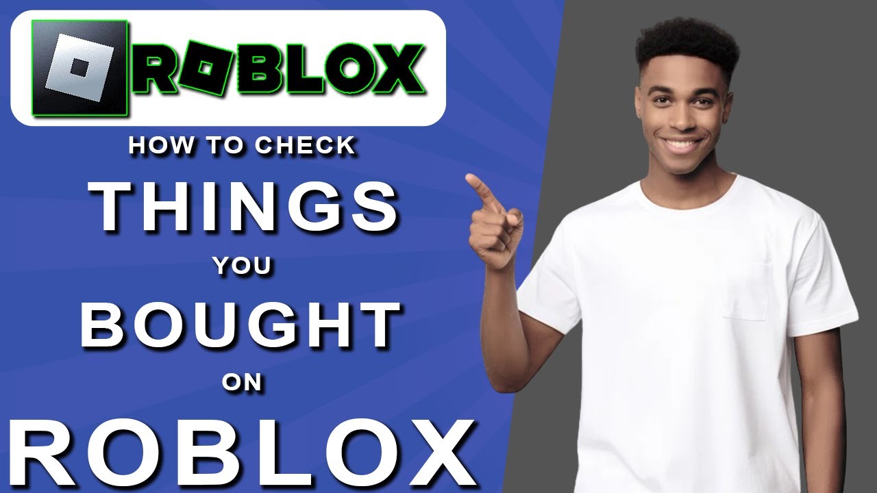 How To Check Things You Bought On Roblox 2024 YouTube 