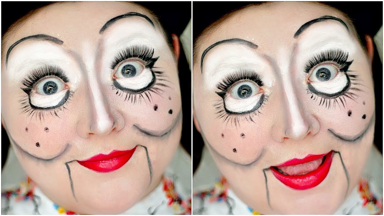 Creepy Ventriloquist Doll Makeup Tutorial! YouTube