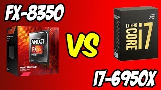 Amd Fx-8350 Vs I7-6950X Benchmarks Gaming Test 4K
