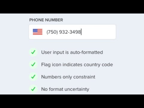 Auto formate phone number and validation in login with OTP UI | react ...