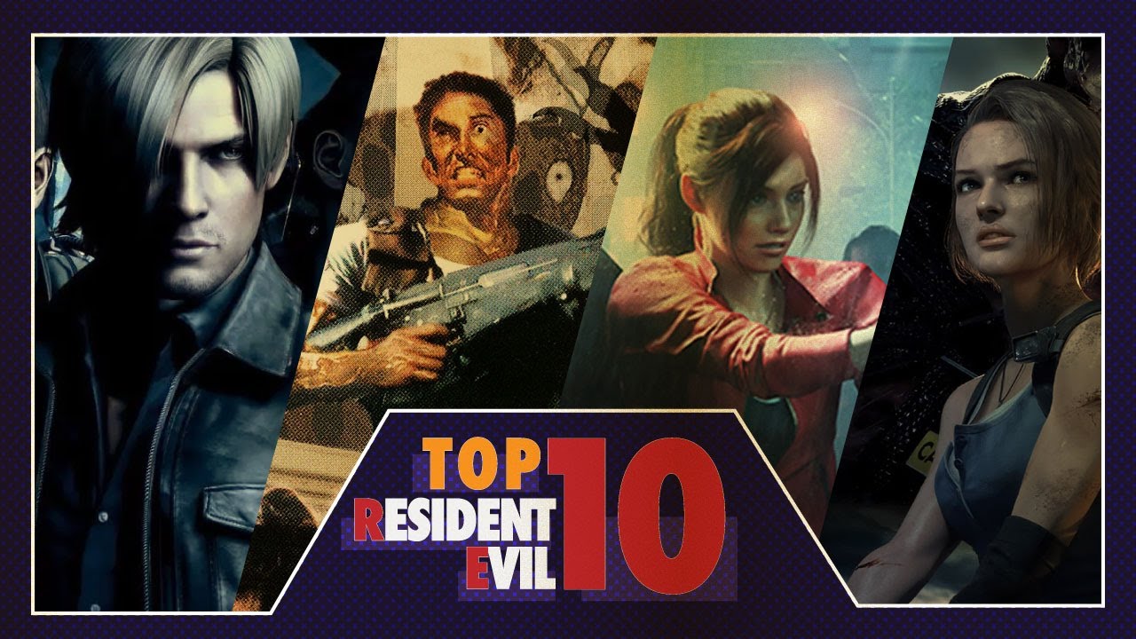 TOP 10 Mejores Resident Evil - YouTube