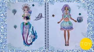 Mermaid Dress Me Up Stickerpart 1 Top Model Sticker Book