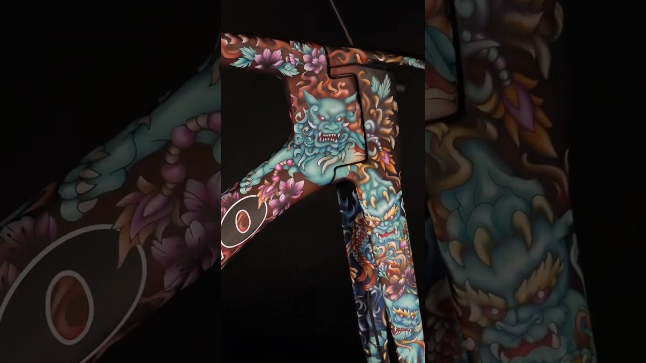 This Tattooed Bike is Insane