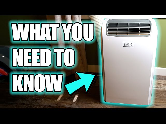 Black+Decker 8000 BTU Portable Air Conditioner - What You Need