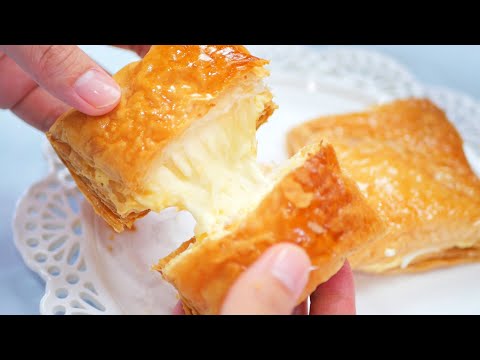 【ASMR】のびるチーズ生パイ CHEESE PIE EATING SOUNDS NO TALKING【咀嚼音】