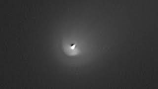 Comet NEOWISE spiral arms creating shells of dust