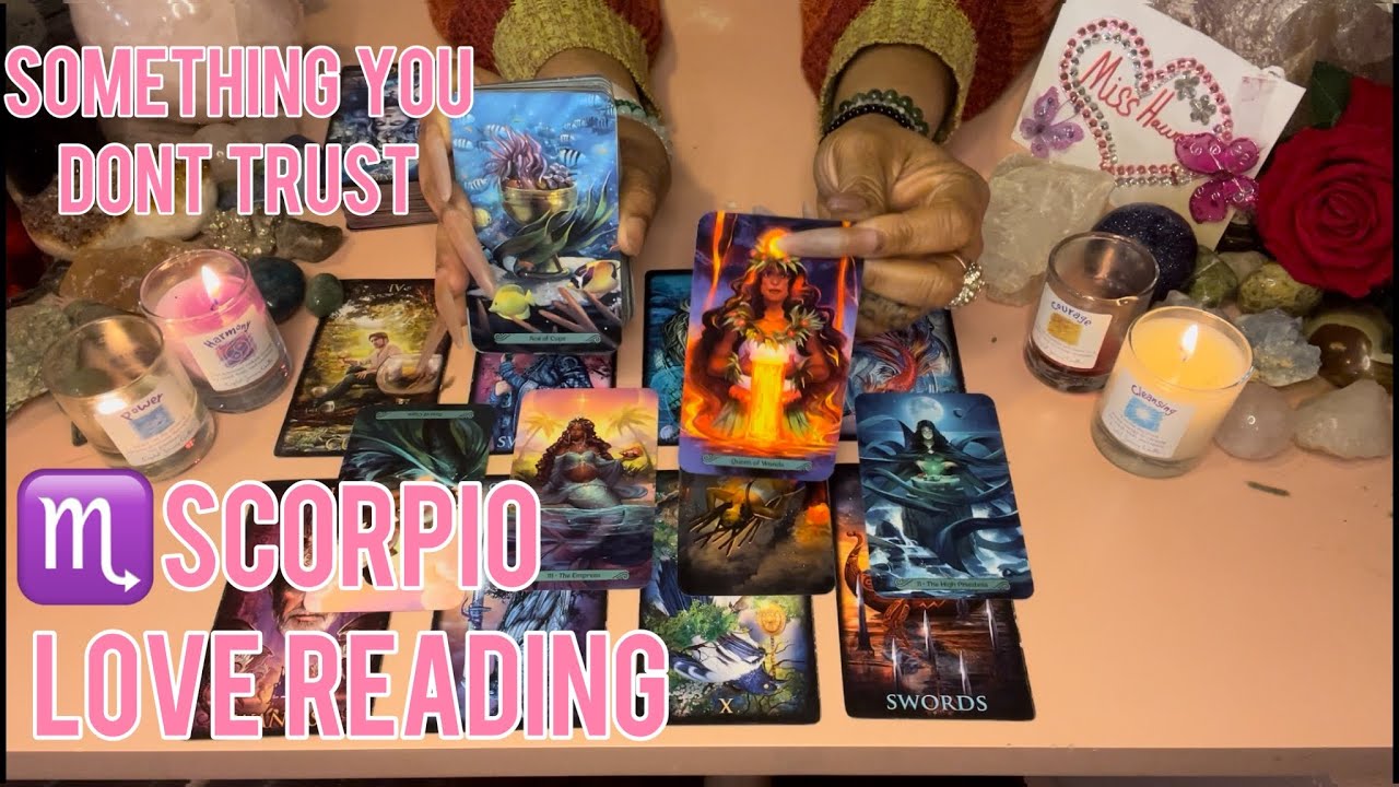 ♏️ SCORPIO: YOU HAVE A CONNECTION WITH THEM SCORPIO BUT SOMETHING ABOUT THEM YOU DONT TRUST!