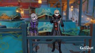 Vlad and Nadia together again at Moonchase Festival - Genshin Impact Vlad and Nadia together again at Moonchase Festival - Genshin Impact