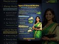 Types of Financial market short #financialmarkets #financialmarketing #moneymarket #capitalmarket