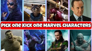 🔮Pick One Kick One Marvel Characters 🐱 Trivia Quiz Challenge