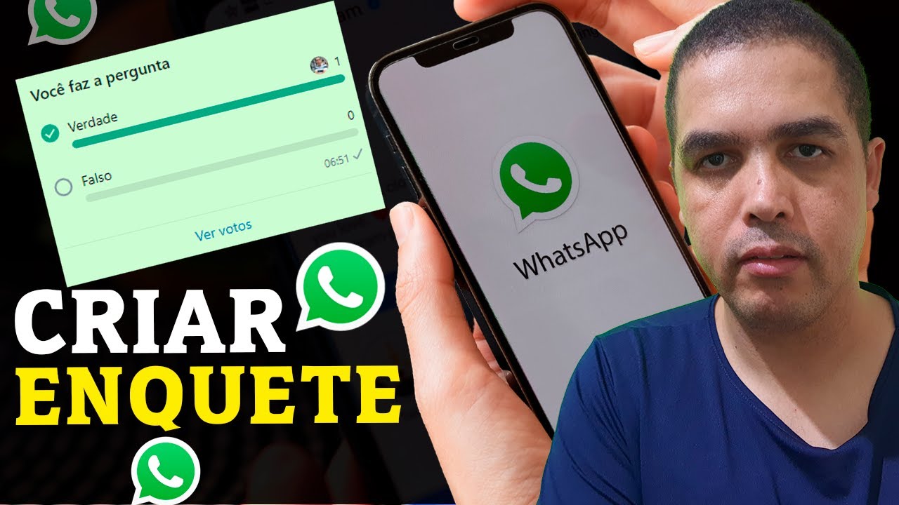 Como criar enquete no Whatsapp pelo Celular - YouTube