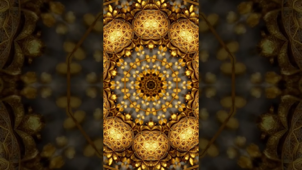 Watch This Amazing Gold Kaleidoscope Mandala Animation Will Blow Your Mind on YouTube Watch This Amazing Gold Kaleidoscope Mandala Animation Will Blow Your Mind on YouTube