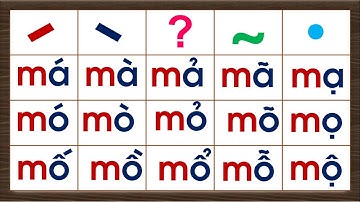 Tập đánh vần / Tổng hợp chuỗi đánh vần tiếng việt lớp 1 với chữ M, các dấu thanh - Hành trang cho Bé