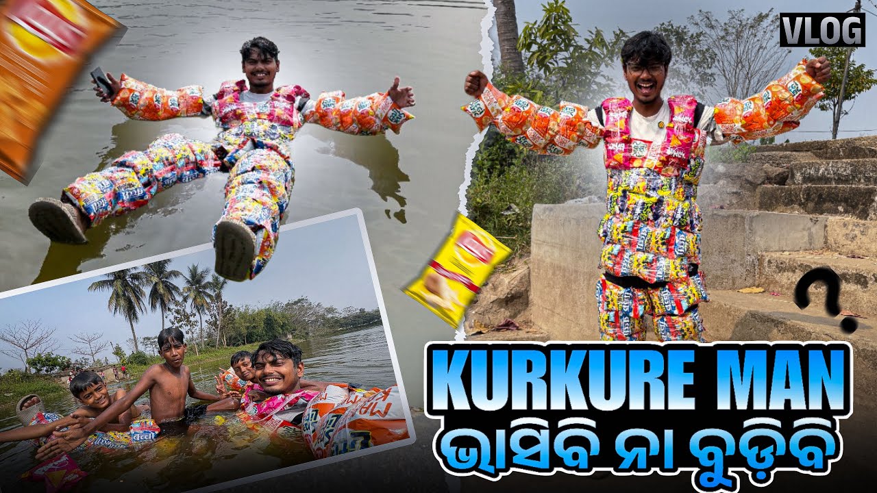 Kurkure Man 👨 ଓଡିଆ ରେ 😅 #experiment 
