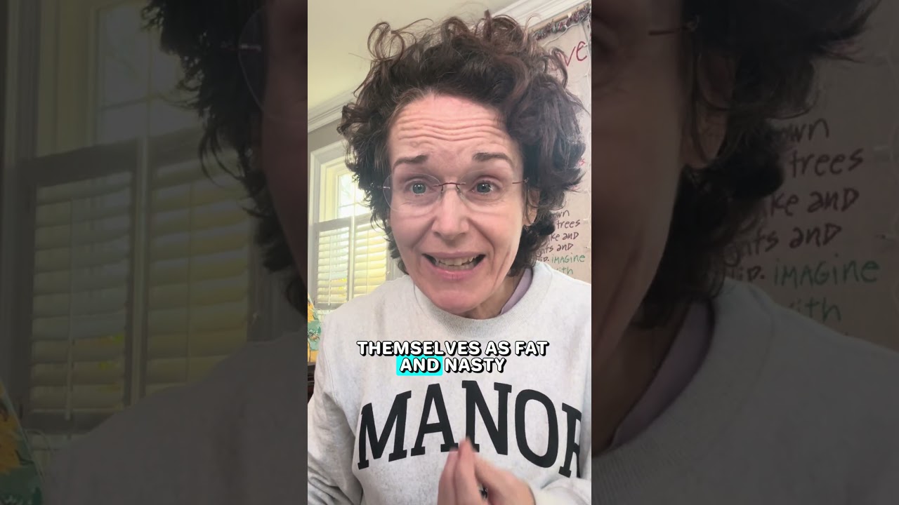 The surprising thing to say when someone calls themselves "fat and nasty": it's not what you think