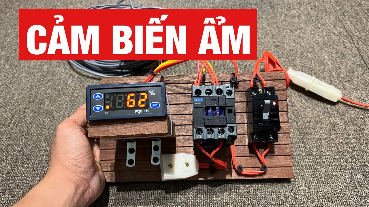 BỘ CẢM BIẾN ẨM NHÀ YẾN FOX 1H | Tự Động Chạy Và Tắt Theo Cảm Biến Tự Động