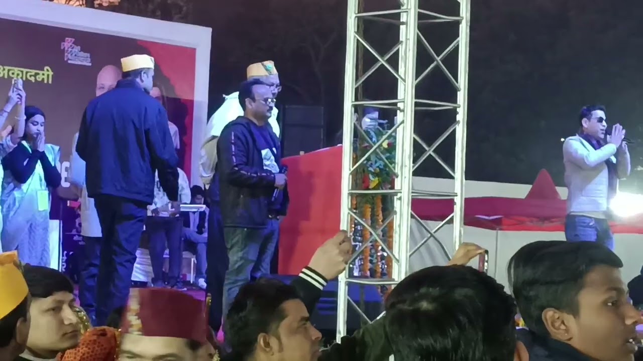 दिल्ली डाबरी मोर छठ स्थान गढ़वाली म्यूजिकल इवेंट 